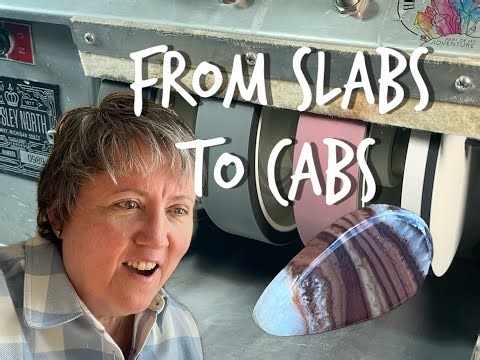 How to Make Stunning Cabochons From Raw Slabs! #lapidary