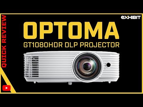 Optoma GT1080HDR DLP Projector | 4K, 3D & HDR | Quick review