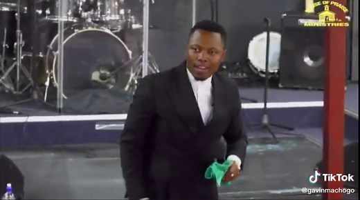 Apostle Gavin Machogo Preaching at Bishop Sekete Church .