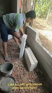 CARA PASANG BATA RINGAN HEBEL MUDAH CEPAT