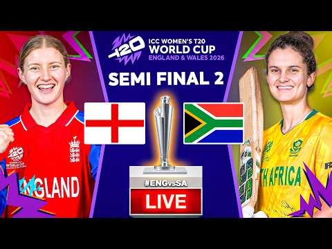🔴 England W vs South Africa W Live | ICC Women's T20 World Cup 2026 | Semi Final 2 | Cricket 26 Game