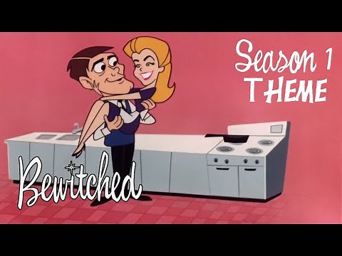 Bewitched - Season 3-5 opening intro (1966-69) (w/ Season 1 theme) [HD]