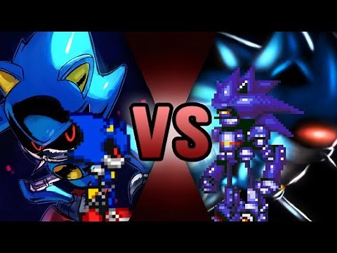 Metal Sonic vs Mecha Sonic - the universe battle