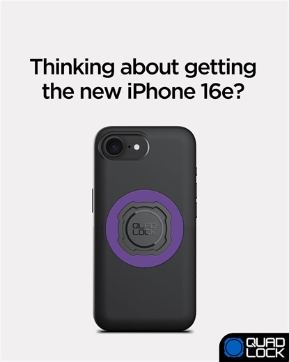 Introducing the NEW iPhone 16e (4th Gen) MAG Case! 🚀 With over 100,000 5 star ratings, pre-order now at Quad Lock for unparalleled phone protection. | QUAD LOCK