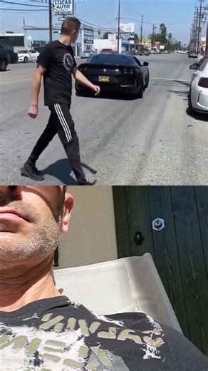 Gintani Rockets in Los Angeles 🔥⚡️🔥 Ferrari 812 SuperFast- #gintani #fire #guitar #sound #funny