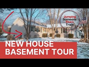 New House Basement Model Railroad Room Tour