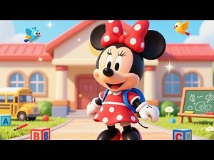 Minnie Mouse’s First Day at School! 🎒📚 A Fun & Exciting Learning Adventure for Kids!