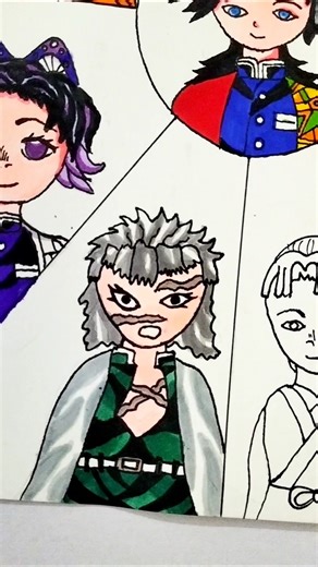 sanemi chibi drawing 🙃 from demon slayer #drawing #art #demonslayer #anime #sanemi#tanjiro