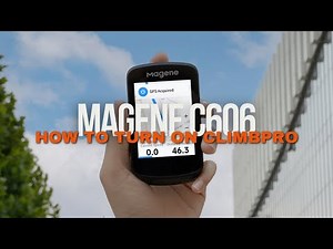 HOW TO TURN ON MAGENE C606 CLIMBPRO