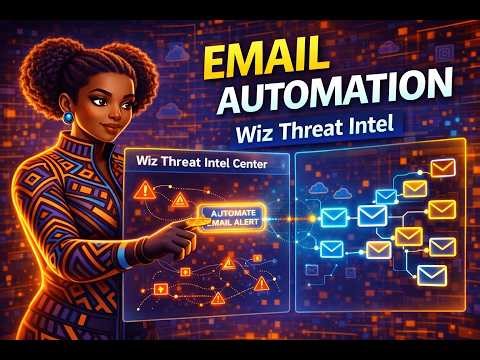 How I created an email automation using Wiz Threat Intel Center.