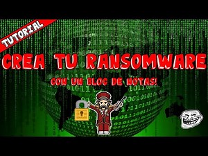 COMO CREAR UN RANSOMWARE DE BROMA CON UN BLOC DE NOTAS - FÁCIL Y RÁPIDO