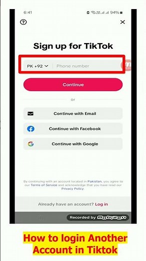How to add second account on TikTok | Tiktok me dusri id kaise login karen