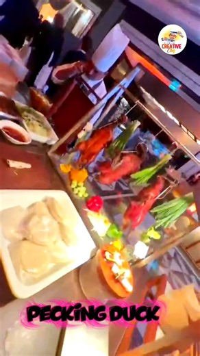 Pecking Duck Live Counter 😱#creativechefvarun #livecooking #duck #page#likeandsubscribe #explorepage