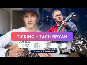 How To Play TICKING by Zach Bryan! Easy Guitar Lesson!