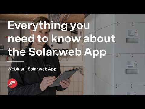 Webinar | Solar.web App explained simply