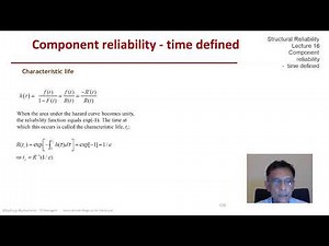 STRUCTURAL RELIABILITY Lecture 16 module 02: hazard (or, failure rate) function