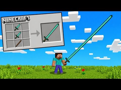 Crafting LONG ITEM in Minecraft 🤯 