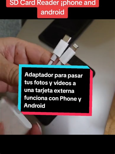 Lector de tarjeta SD para Phone y Android #SDCardReader #ForPhoneAndrid #VisorDeTargetaSD #HolydayHaul #LectorTargetaSD