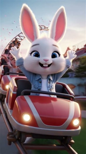Let's play in the amusement park with bunnyboo...#bunnyboo #bunnystory #animation