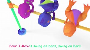 【史上最全英文儿歌单曲收集】Dinosaurs T-Rex number song