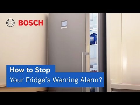 Stop Your Fridge Warning Alarm Instantly with These Simple Hacks | Bosch Home Gulf