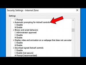 How To Enable ActiveX in Windows 11