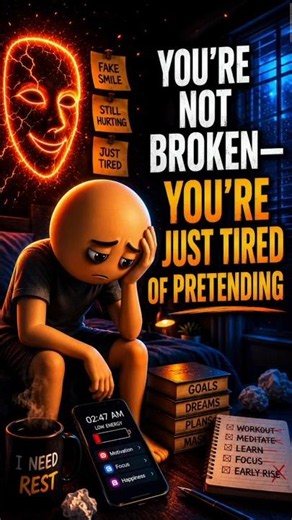 You're not broken — you're just tired of pretending