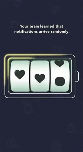 Why Your Brain Loves Fake Notifications🧠#psychology #mindset #mentalhealth#focus #digitalwellbeing