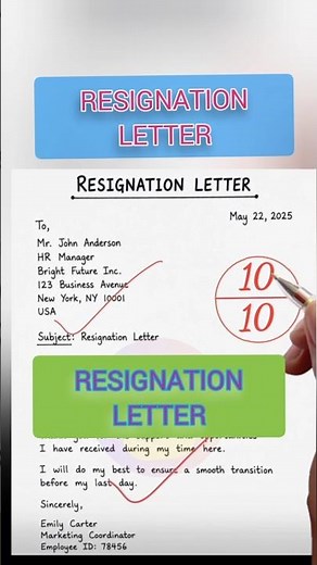 🔴 Resignation Letter | How to Write a Professional Resignation Letter