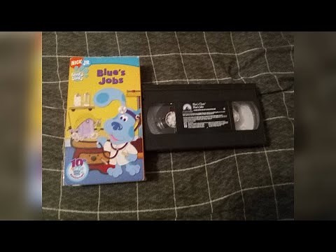 Opening and Closing to Blue's Clues: Blue's Jobs EXTREMELY RARE 2006 VHS