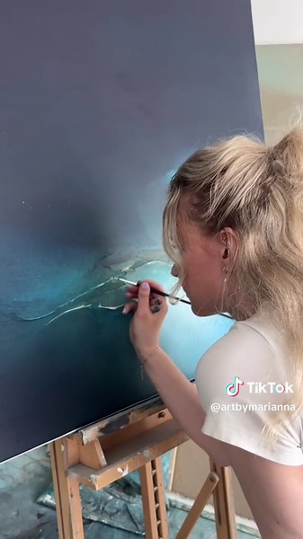 I remember when my grandma once asked me why I like to paint with such dark colors and contrasts. I told her that I don’t see them as dark. To me they bring light to life, they make the brightness shine even more. I had never really paid attention to this before she asked me. This is just one of the many small conversations we shared about my art, moments I think about often, especially when I’m working with deeper tones. I miss her so much, but in a way she’s still here with me, every day in th