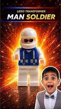 Lego Transformer Man Soldier 🤖 | Easy Lego Robot Build for Kids