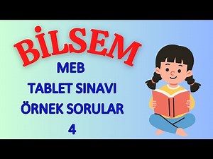 BİLSEM Tablet Sınavı Öncesi SON TEKRARLAR! | 1-2-3. Sınıf Genel Yetenek