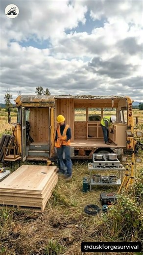 Old School Bus Transformed Into Luxury Tiny Home 🚌✨ | Cozy Makeover