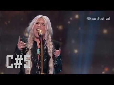 Kesha Slaying the High Notes in "Praying" Live (C#5 - E5)