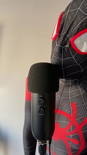 Engaging ASMR Experience with Spider-Man Costume
