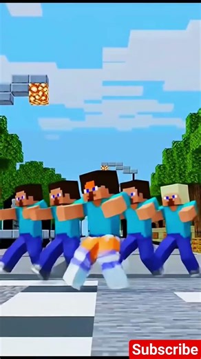 Minecraft Animation – Everyone Dancing Together 💃#shorts