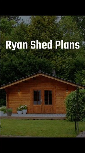 Build Your Own Shed FAST 🛠️ Free Shed Plans Included! #shedplans #shorts
