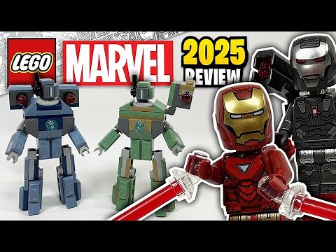 LEGO Marvel Iron Man & War Machine vs. Hammer Drones (76320) - 2025 Set Review