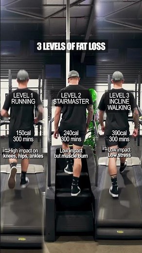 Running vs stairmaster vs incline walking: The eternal fat loss cardio debate