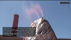 68K views | GIANT VOLCANO: It took 66 gallons of vinegar and 50 gallons of a baking soda-water mixture to set this thing off. | Gray Media Digital Content Center | Facebook