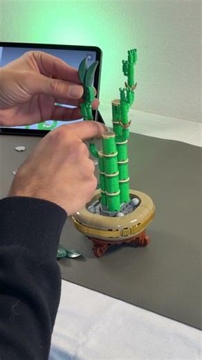 Satisfying LEGO Bamboo Build (Calm & Relaxing) #calm #relaxing #legobuild #lego #ambient