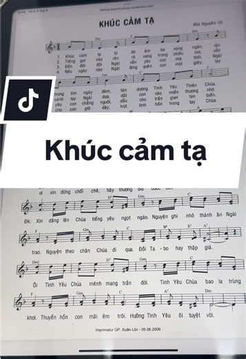 Tập hát Khúc cảm tạ – hướng dẫn lấy hơi và cấu trúc