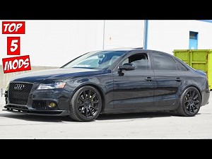 TOP 5 DIY MODS FOR YOUR AUDI A4 B8
