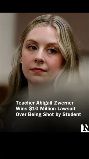 9.7K views · 105 reactions | A Virginia jury awarded $10 million to former first-grade teacher Abigail Zwerner, who was shot by a six-year-old student in 2023. The jury found that former assistant principal Ebony Parker ignored warning signs that the student brought a gun to Richneck Elementary School. | Newsweek | Facebook