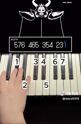 ASGORE Piano Tutorial for Beginners