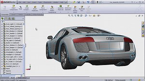 【Solidworks】奥迪R8汽车全套建模教程（全53节）【Youtube搬运】-Hzl是笨蛋-默认收藏夹-哔哩哔哩视频