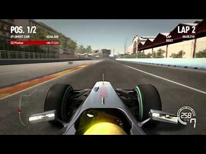 F1 2010 gameplay with keyboard (Circuit of Valencia)
