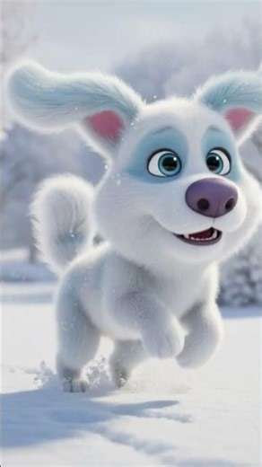 dog playing in snow❄️ | #shorts #trending #viral #yt #ytshorts #cute #fyp #foryou #youtubeshorts