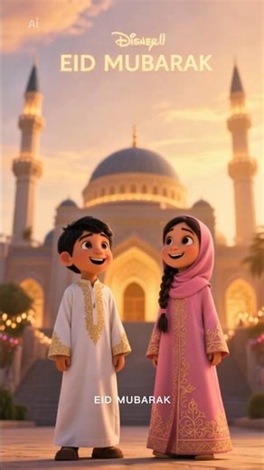 Eid Mubarak! ✨ Best Eid Song for Kids 2026 #shorts #eid